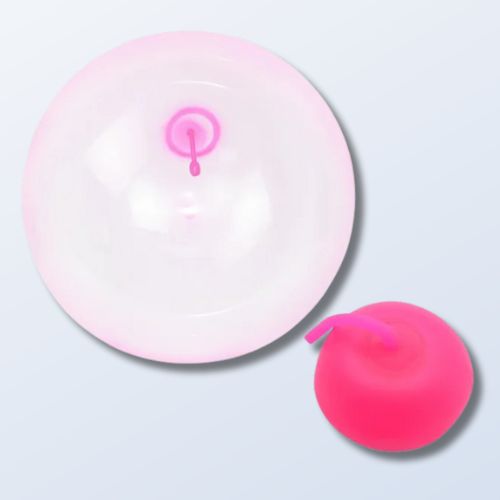 Ballon-gonflable-rose-extérieur
