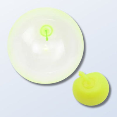 Ballon gonflable vert jaune