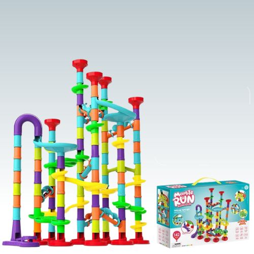 Circuit-de-billes-plastique-construction