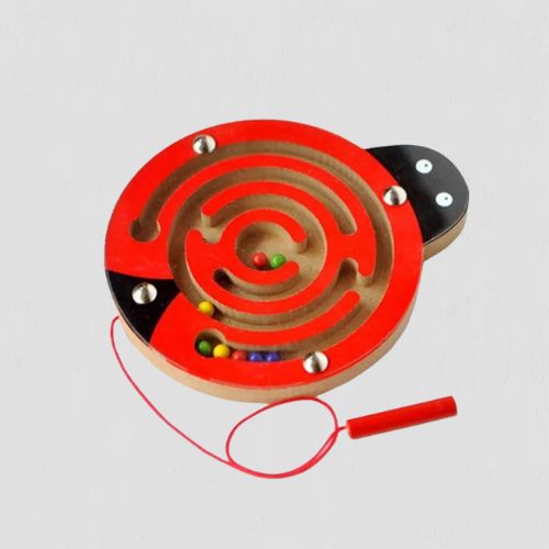 Jouet-bebe-coccinelle-magnétique