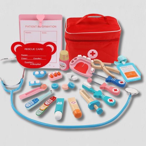 Malette-docteur-enfant-stéthoscope-jouet