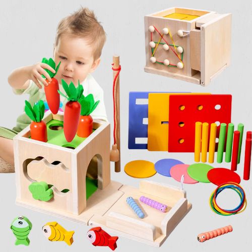 cube d'activité bébé-cubebois™