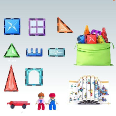 jeu de construction magnétique bloque enfant