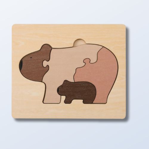 puzzle-3d-bois-ours-bébé