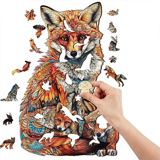puzzle-bois-renard-canard