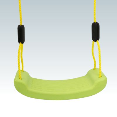 balançoire verte pour enfant - siège extérieur coloré