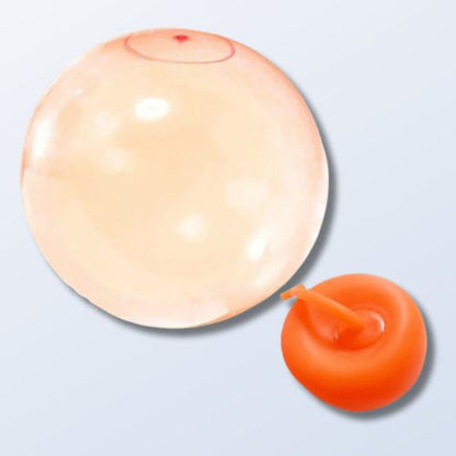 Ballon-gonflable-orange-réutilisable