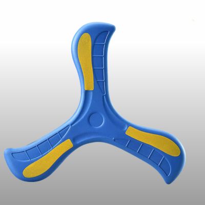  boomerang frisbee BomFrisbee™ couleur bleu - jouet enfant en mousse EVA