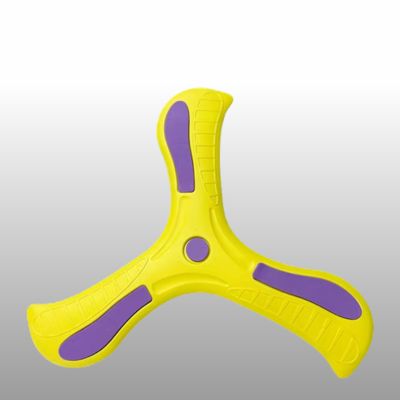  boomerang frisbee BomFrisbee™ couleur jaune - jouet enfant en mousse EVA