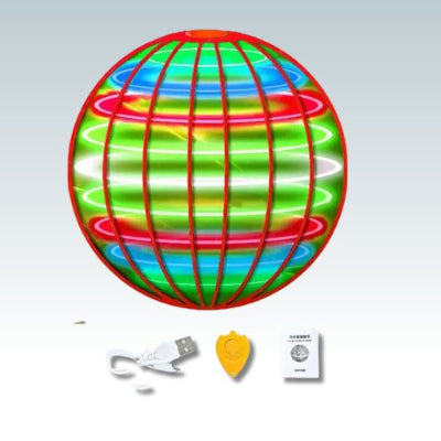 boule magique volante rouge pour jeu extérieur enfant
