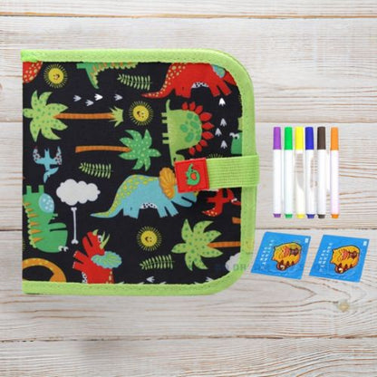 cahier de dessin ardvoyage™ - livre lavable réutilisable enfant 3-12 ans
