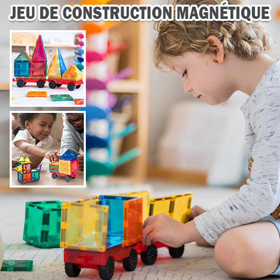 Jeu-construction-magnétique-train