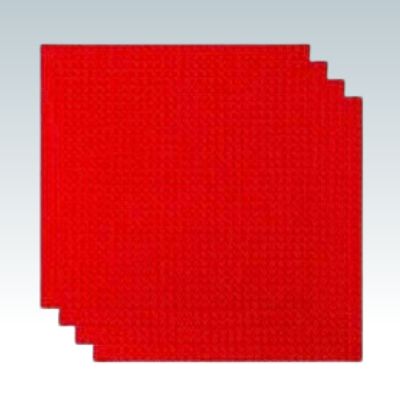 plaque de construction 32x32 rouge - compatible lego lot 4 plaques