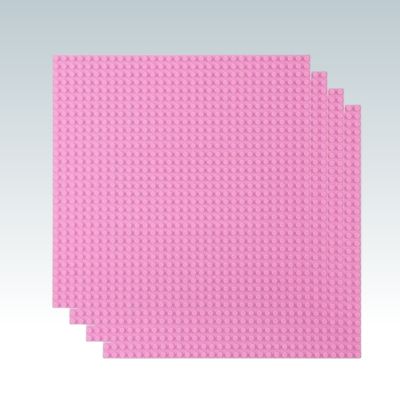 plaque de construction 32x32 rose - compatible lego lot 4 plaques