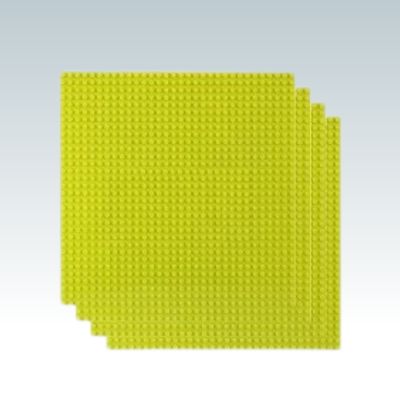 plaque de construction 32x32 vert pistache  - compatible lego lot 4 plaques