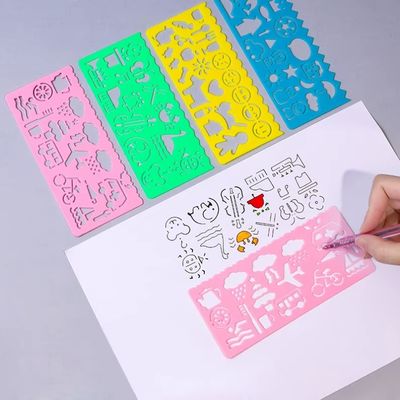 Pochoir pour Peinture Enfant | 4 Couleurs Créatives