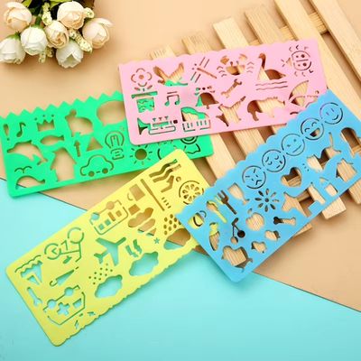 Pochoir pour Peinture Enfant | 4 Couleurs Créatives
