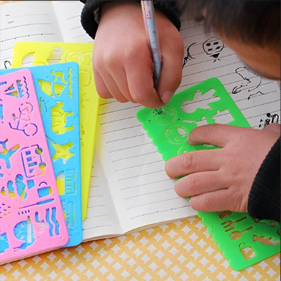 Pochoir pour Peinture Enfant vert