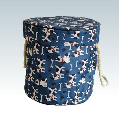 Rangement-jouet-chien-bleu