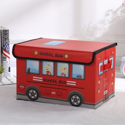 Rangement jouet enfant Bus rouge pour enfant 5 ans 