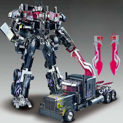 robot jouet transformable sabre rouge - figurine robot action métal