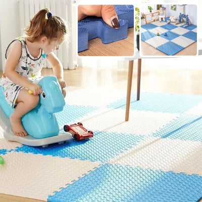 Tapis-d-éveil-bebe-double-face-bleu-blanc-jouet-enfant