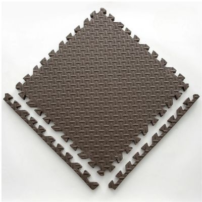 Tapis d éveil bebe double face marron couleur chocolat enfant