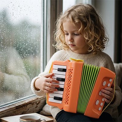 Accordéon-enfant éducatif musique