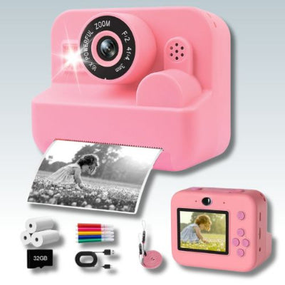appareil photo enfant instantané rose