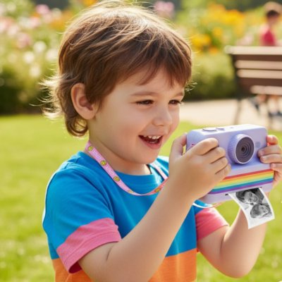 Appareil photo instantané enfant rechargeable