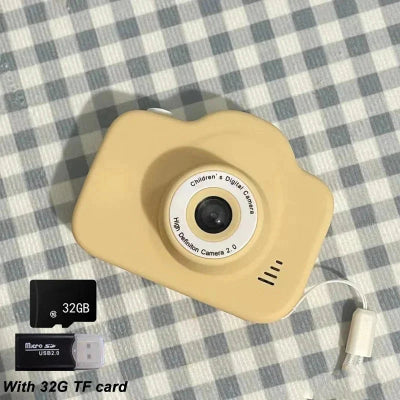 appareil photo numérique enfant MiniMax beige - jouet rechargeable double caméra