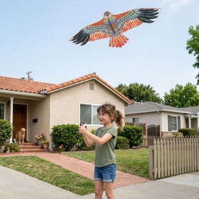 Cerf volant enfant jeu extérieur 