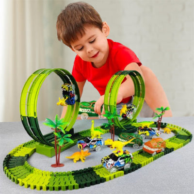 circuit-voiture-dinosaure-jurassic-enfant