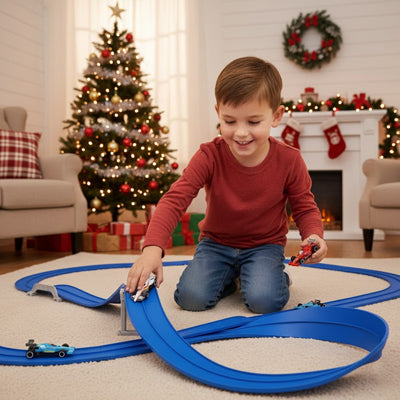 circuit-voiture-enfant assemblage du circuit voiture enfant Pistemod™
