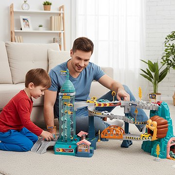 circuit-voiture-garage-piste