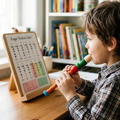 flute enfant bois apprentissage