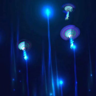 fronde LED enfant dès 4 ans avec fusées lumineuses