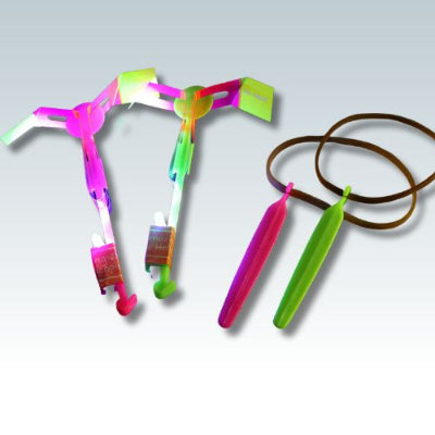 fronde LED enfant avec fusées lumineuses multicolores