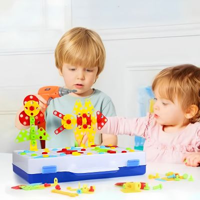 kit de construction avec perceuse enfant de 6ans