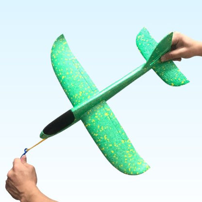 jeux-extérieur-avion-éducatif-vert