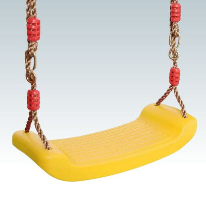 jeux-extérieur-jaune - balançoire