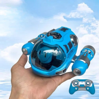 jouets de bain bateau™ bleu - bateau motorisé télécommandé jouet bain éducatif