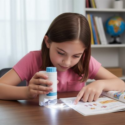 Microscope de poche enfant éducatif