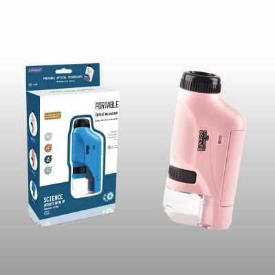 microscope de poche  enfant rose jouet éducatif 