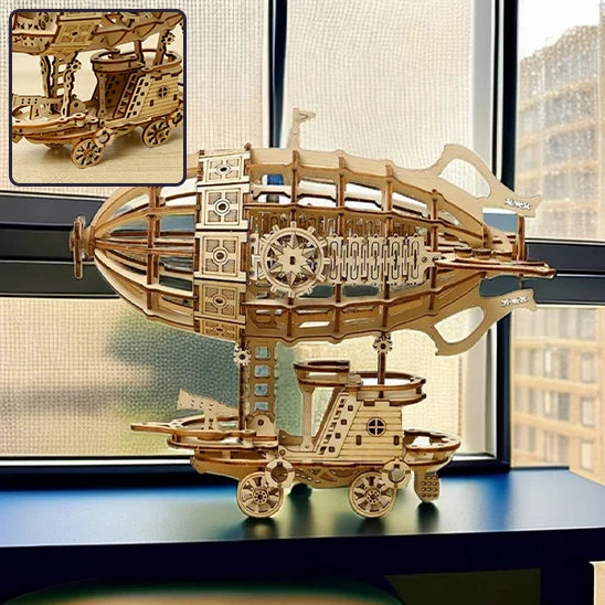 Puzzle 3D en Bois | Dirigeable
