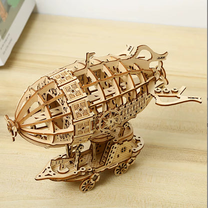 Puzzle 3D en Bois | Dirigeable