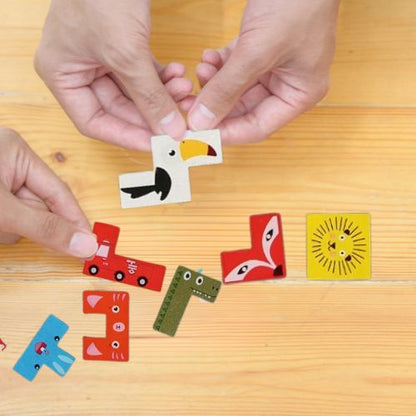 puzzle-3d-voitur-animale