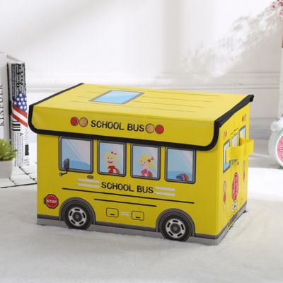 rangement-jouet-enfant-jaune