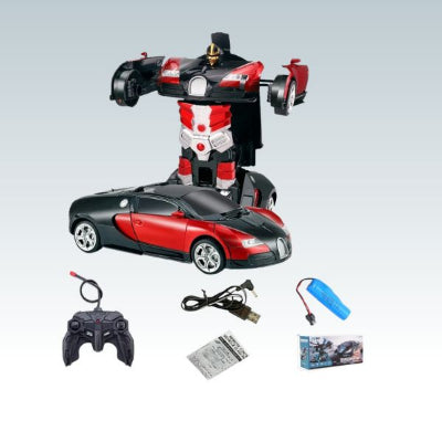 robot-jouet-rouge-noir
