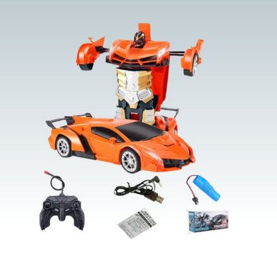 robot-jouet-voiture-orange-voiture